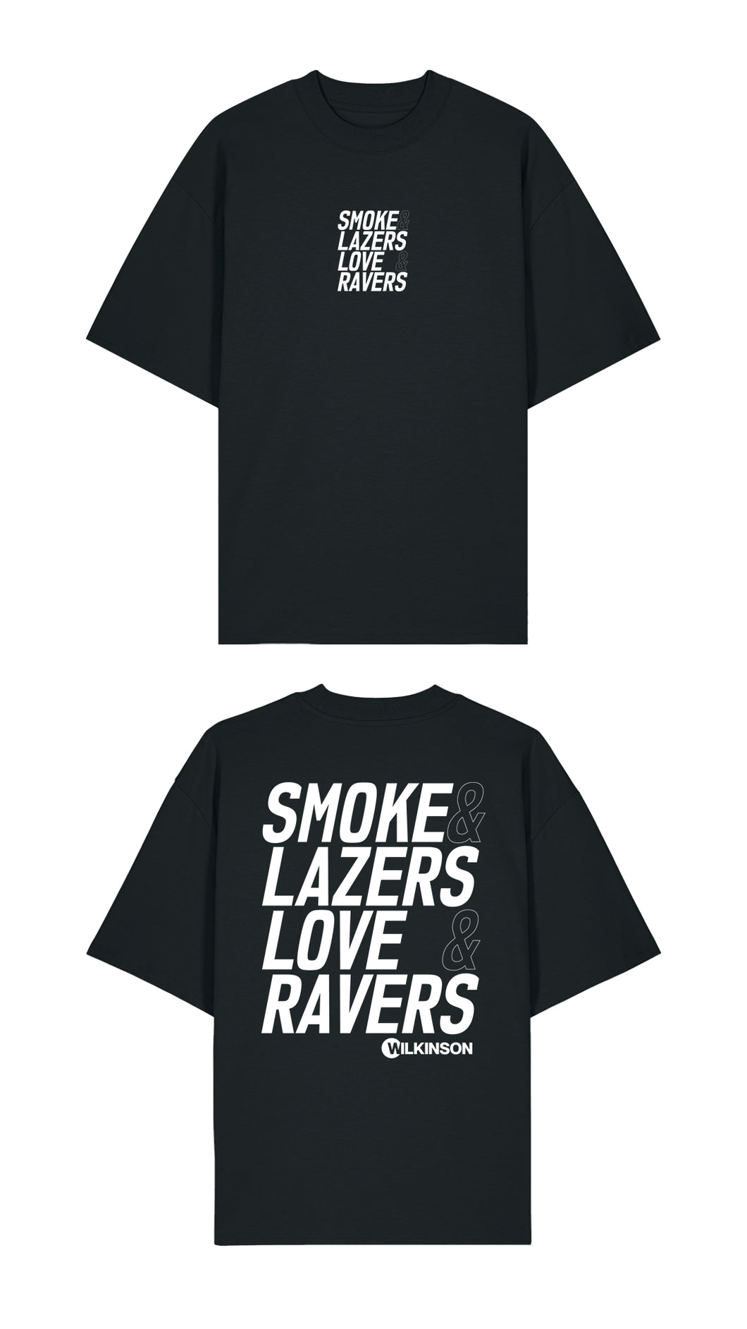 Smoke & Lazers T-Shirt - Black